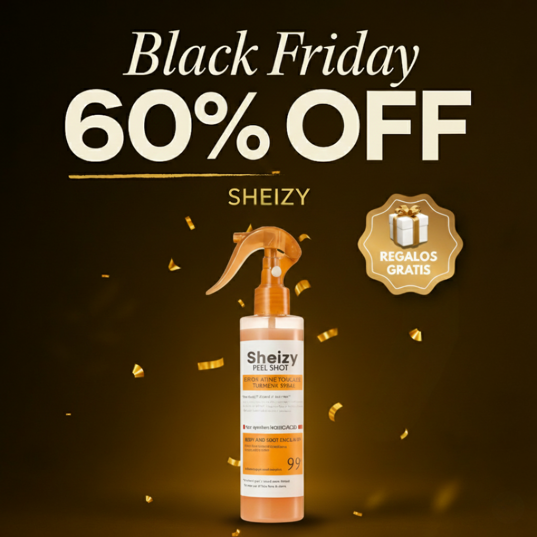 SHEIZY Spray Exfoliante Peel Shot Kójico + Cúrcuma