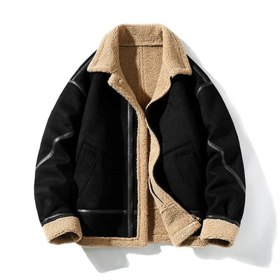 Elisa Vintage-Inspired Warm and Stylish Suede Jacket