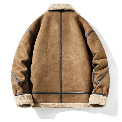 Elisa Vintage-Inspired Warm and Stylish Suede Jacket