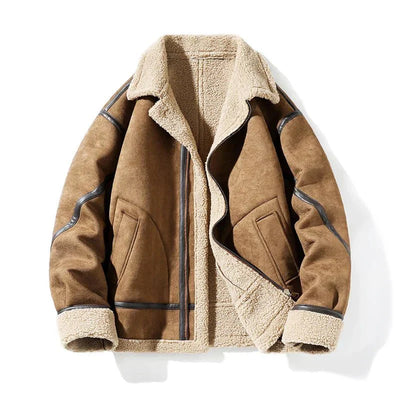 Elisa Vintage-Inspired Warm and Stylish Suede Jacket