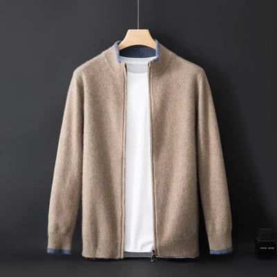 Kaito Ultra-Soft and Elegant Cashmere Zip Jacket