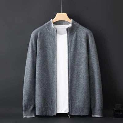 Kaito Ultra-Soft and Elegant Cashmere Zip Jacket