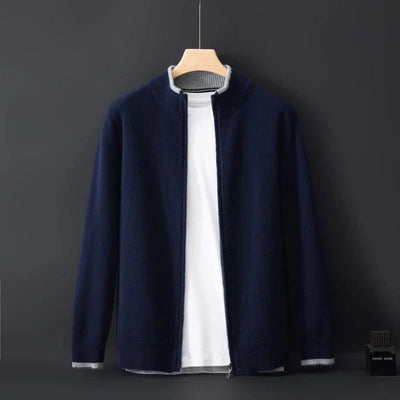 Kaito Ultra-Soft and Elegant Cashmere Zip Jacket