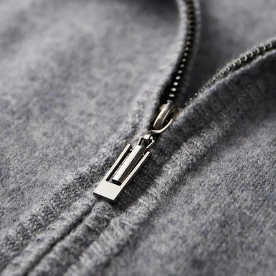 Kaito Ultra-Soft and Elegant Cashmere Zip Jacket